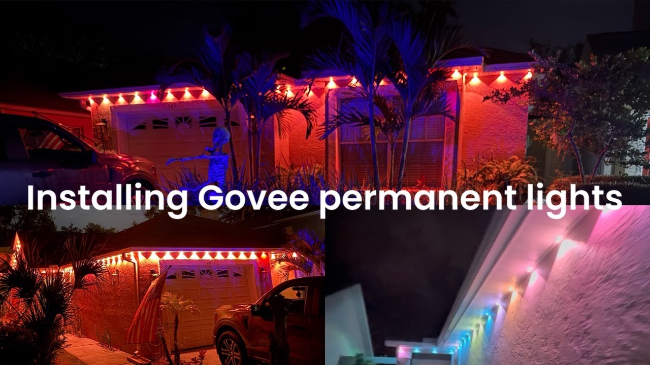 Installing Govee Permanent Lights on My House