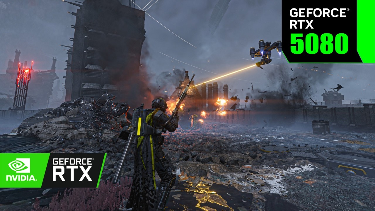 RTX 5080 | HELLDIVERS 2 CAPTAIN DEATH (ULTRA QUALITY PRESET) 4K 32 GB