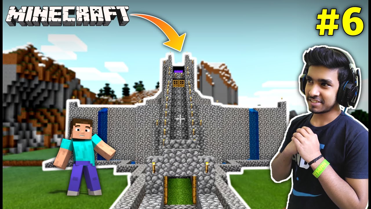FINALLY I MADE MY CASTLE | MINECRAFT GAMEPLAY #6