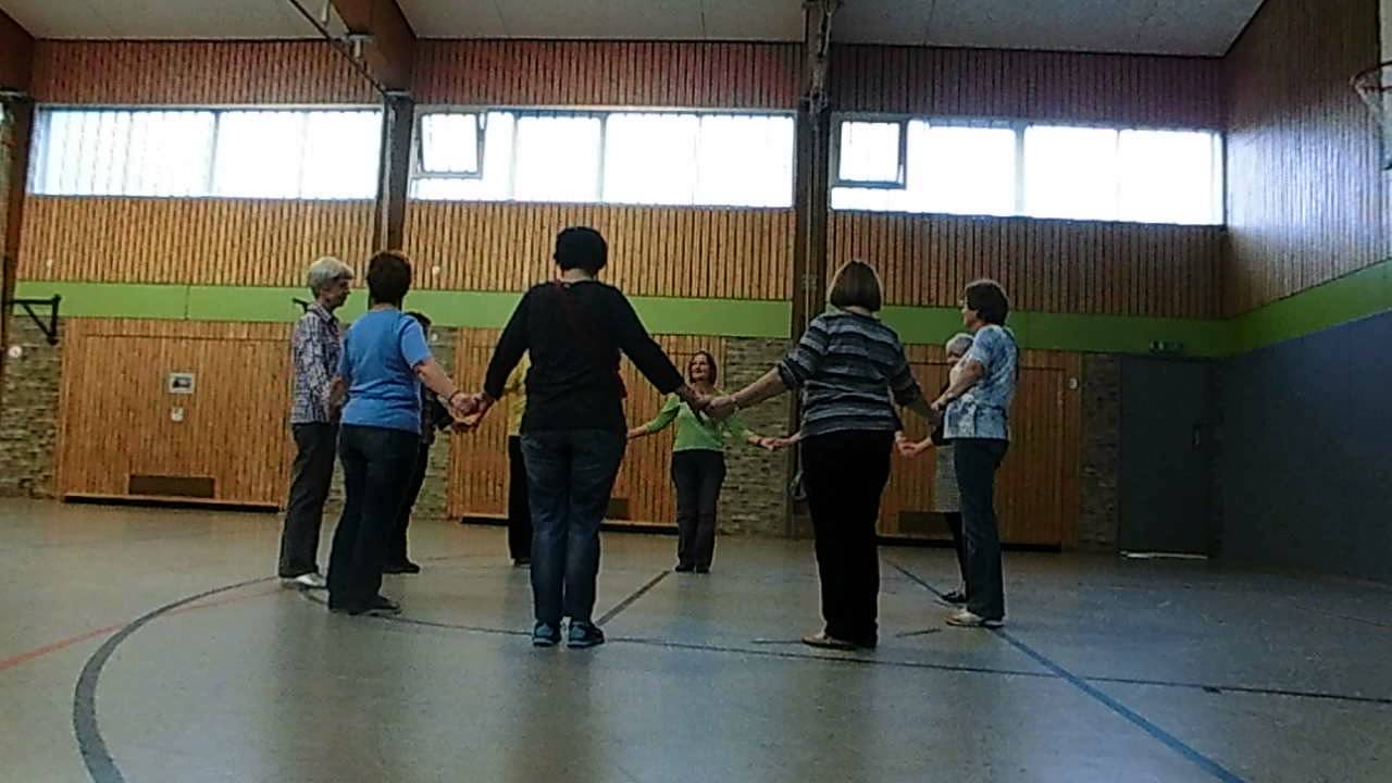 Seniorentanz Ausbildung 1.0 Fröhlicher Kreis mit Schritteerklärung