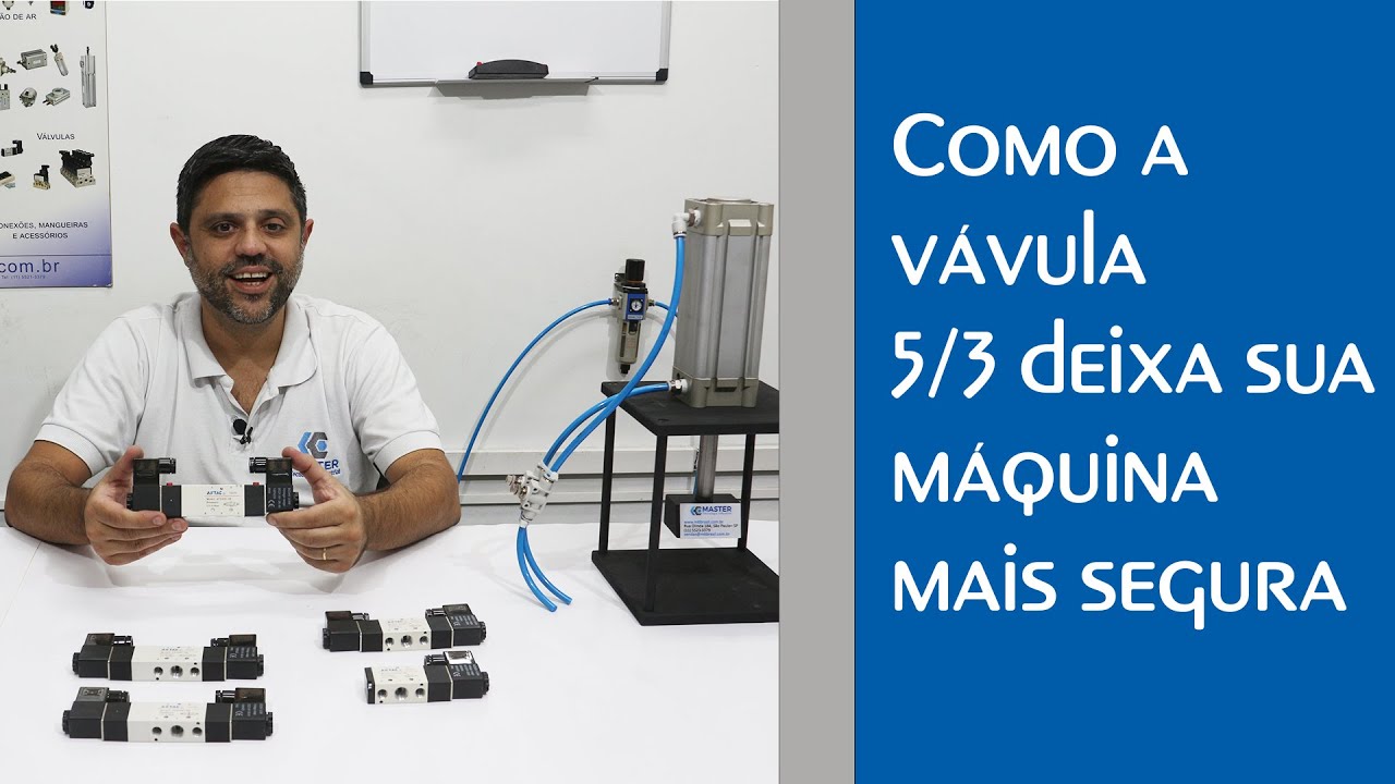 Válvula 5/3 - Como pode ajudar na segurança da sua automação