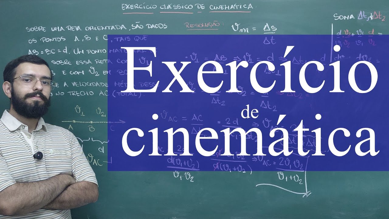 Física - Exercício de cinemática envolvendo velocidade média