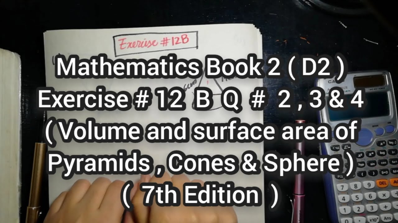 Mathematics Book 2 (D2) |  7th Edition | Exercise # 12 B | Q # 2 , 3 & 4 | Ifra Syed | in Urdu\Hindi