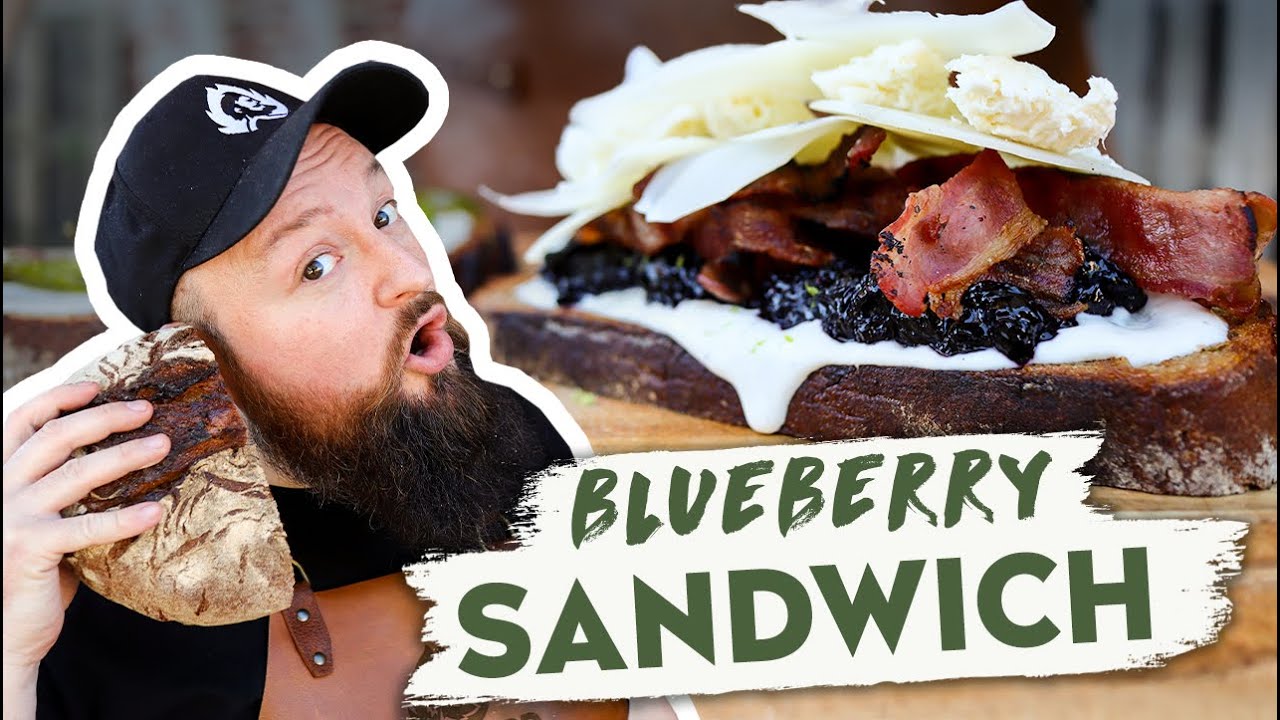 Blueberry Grilled Cheese Sandwich | BBQ Madness