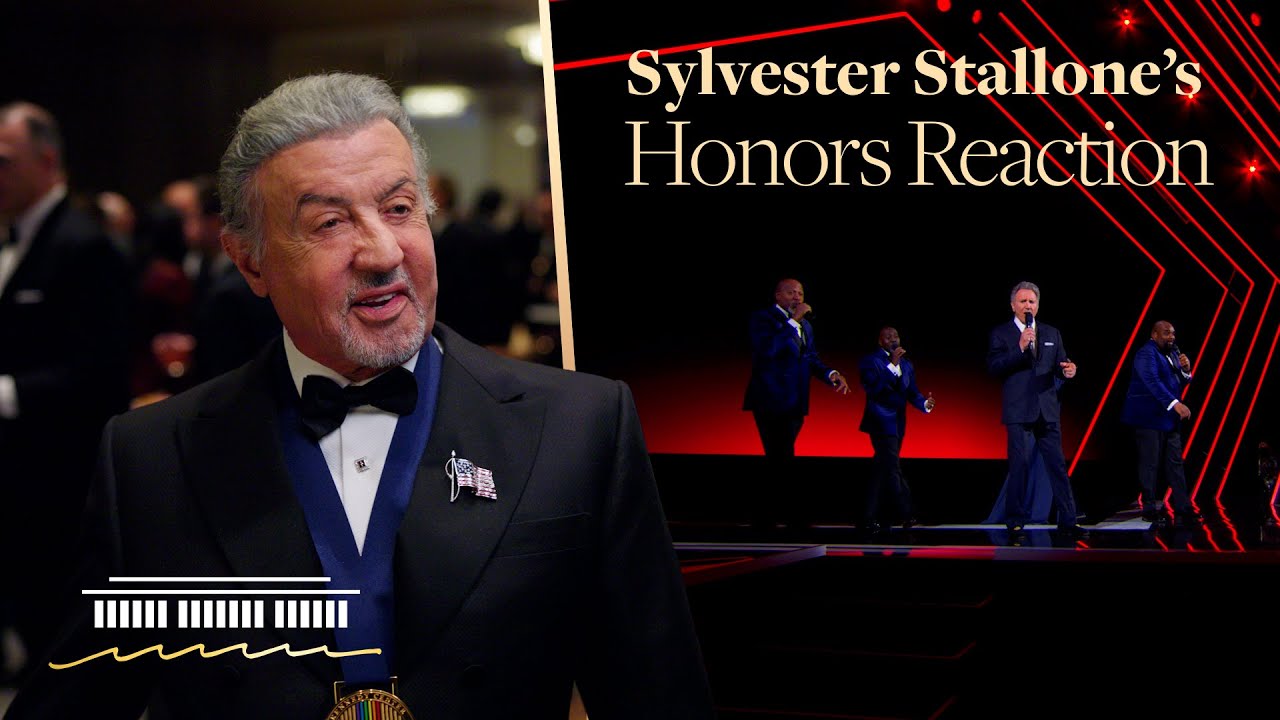 Сильвестр Сталлоне о получении награды в Центре Кеннеди.