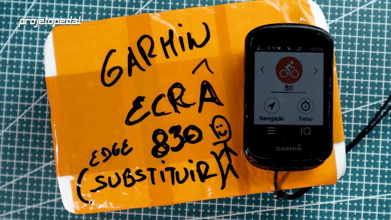 Garmin Edge 830 - Substituição da ecra/tela touch-screen | projetopedal