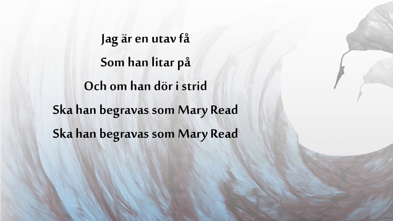 Mary Read - Mary Read (Lyric Video)