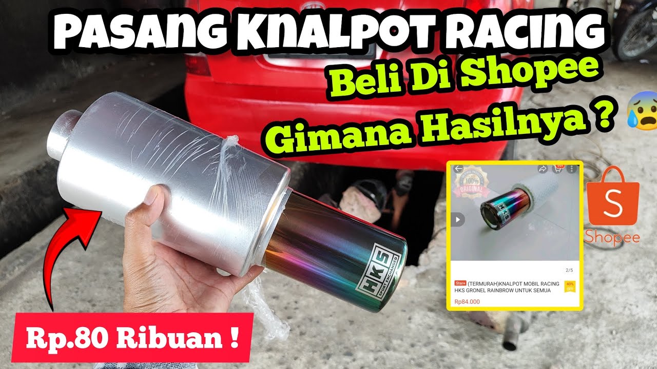 Pasang Knalpot Racing Beli di Shopee, 80 Ribuan ! Apakah Menjadi Korban Online ? 🤣 - Kia Picanto
