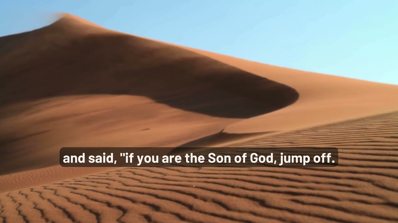 Lent Prayer - The Desert Temptation