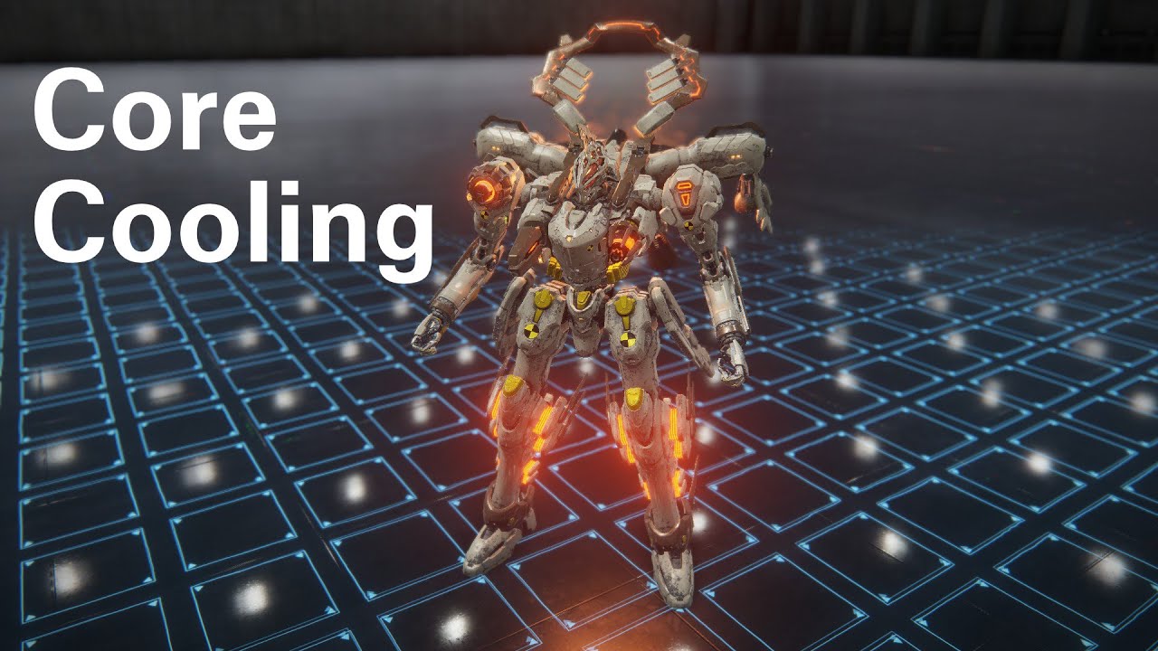 Armored Core 6 core cooling animations