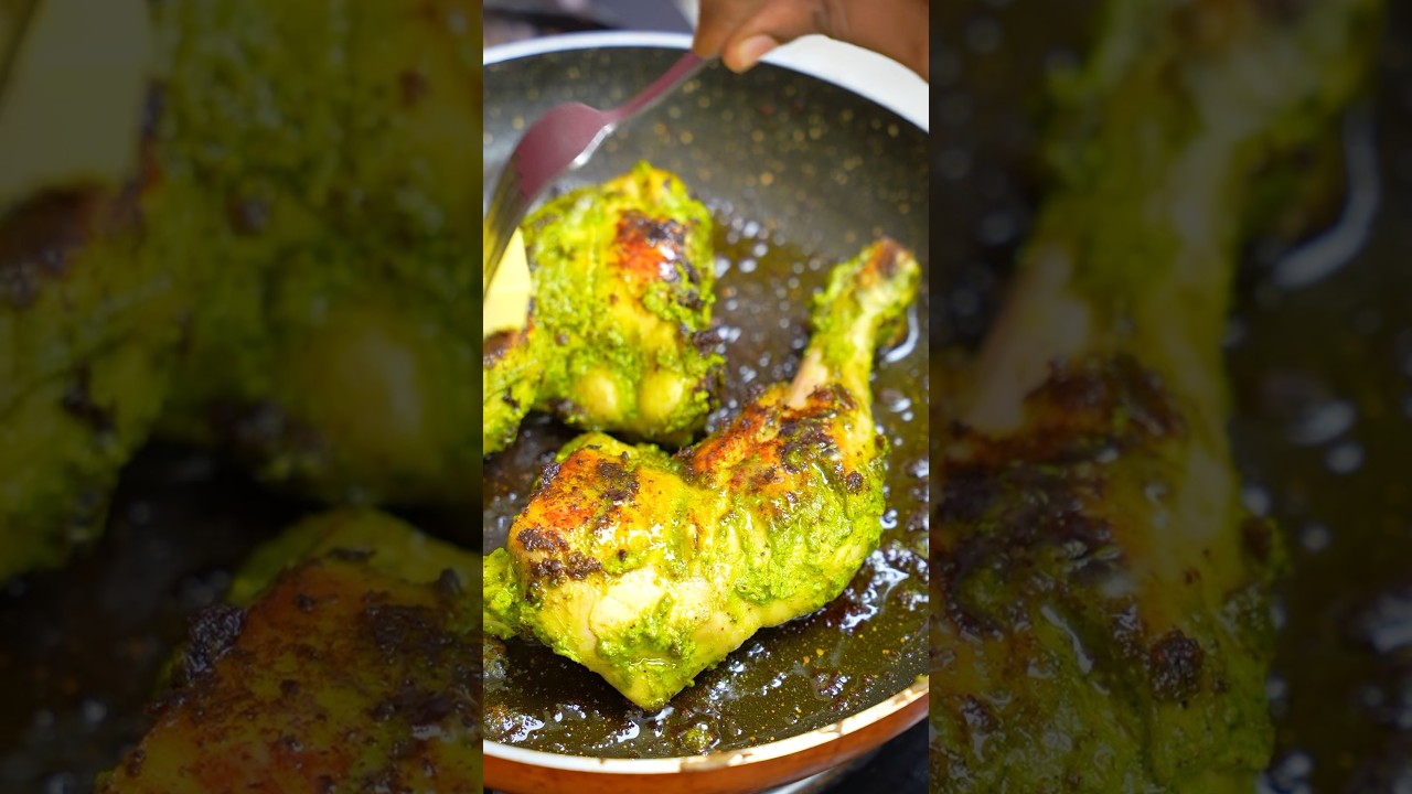 Green Chicken Pan fry