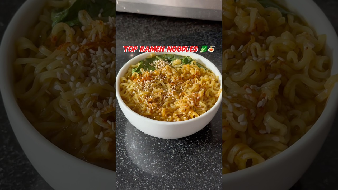 Top Ramen noodles 🍝🥬review 