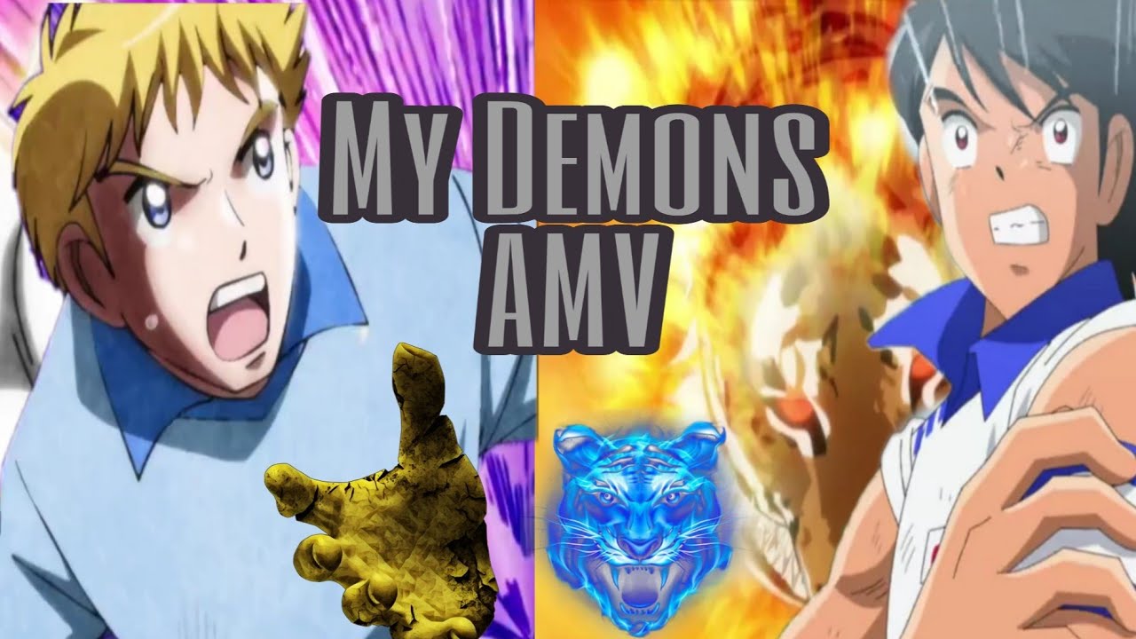 Tsubasa & Hyuga vs Gino AMV My Demons