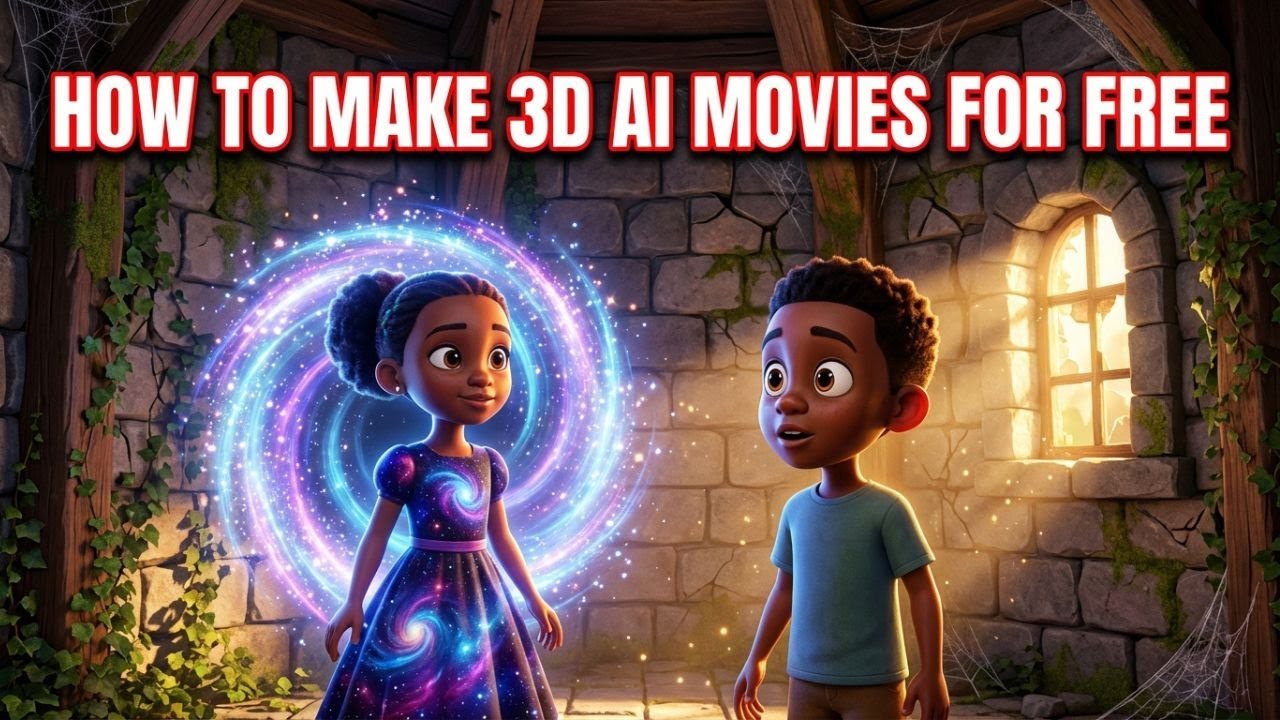 Как создавать полноценные 3D-фильмы с использованием искусственного интеллекта БЕСПЛАТНО (с одина...