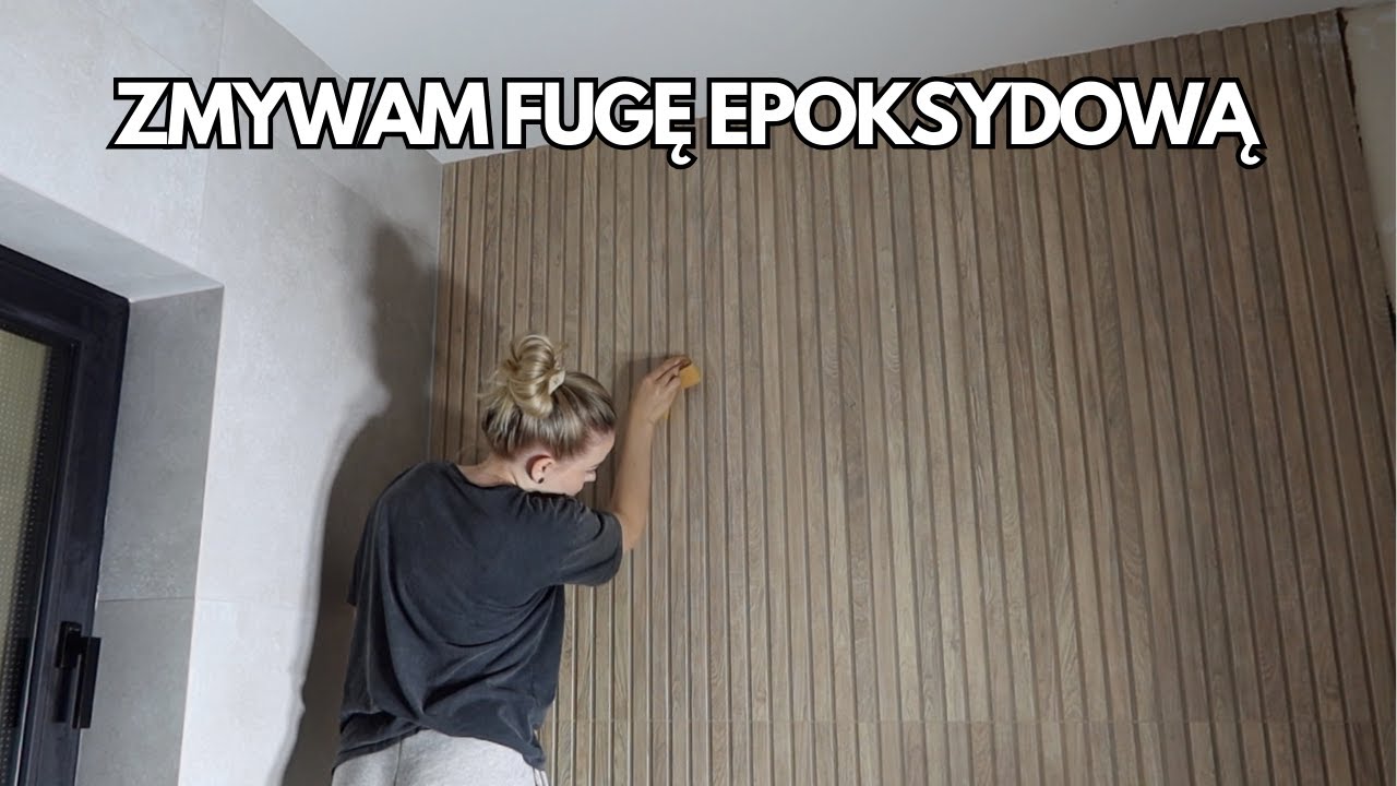Pozbywam się fugi epoksydowej z płytek | Clean with me