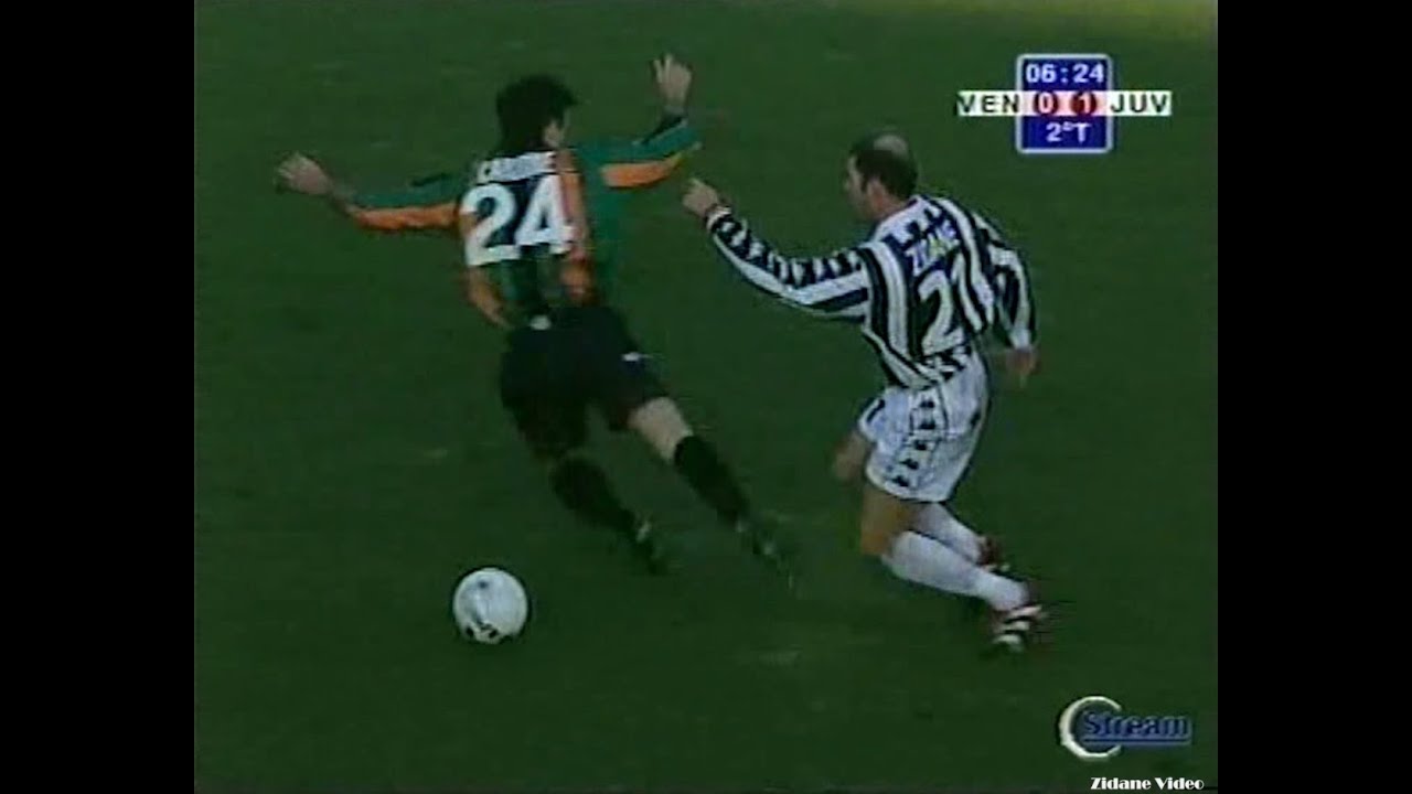 Zidane vs Venezia (1999-00 Serie A 22R) Better Quality + Italian Commentary