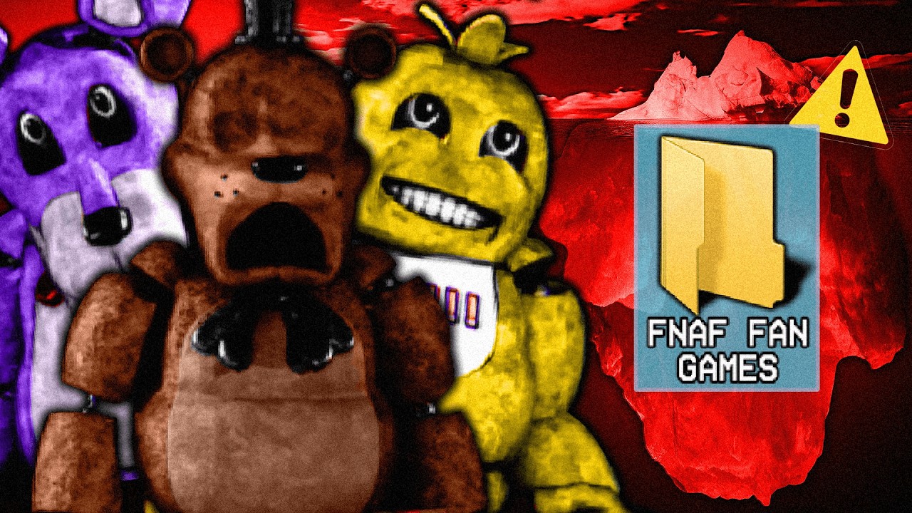 the DISTURBING FNAF Fan Games Iceberg Explained