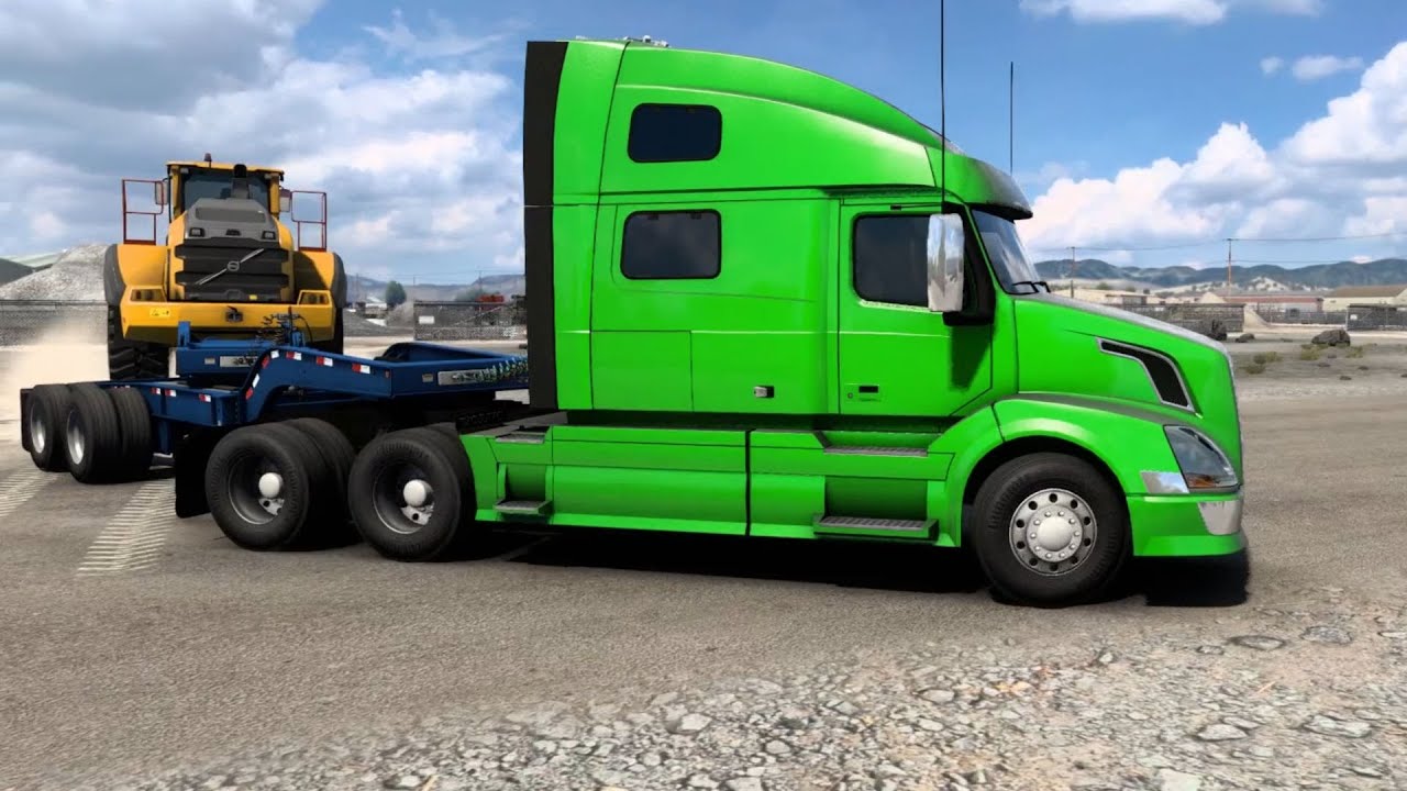 American Truck Simulator - Volvo Wheel Loader Transport (Volvo Construction Equipment DLC)