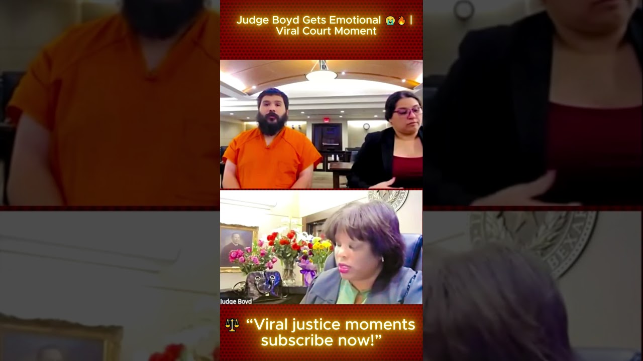 Judge Boyd Gets Emotional 😭🔥 | Viral Court Moment#SuperTrending #UltraViral #JudgeBoyd #RealJustice