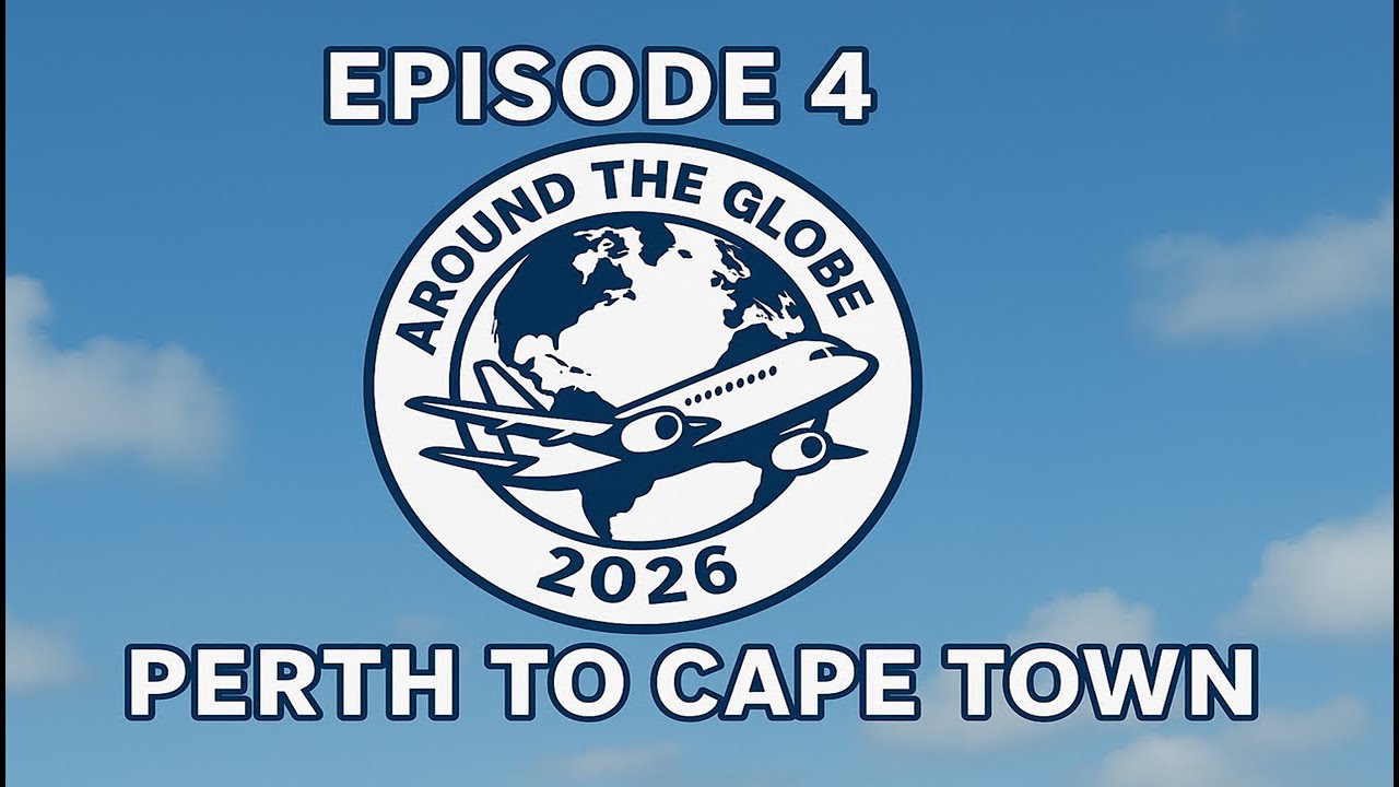 Around The Globe | Episode 4 | Perth to Cape Town #xplane12 #flightsim #flightfactor