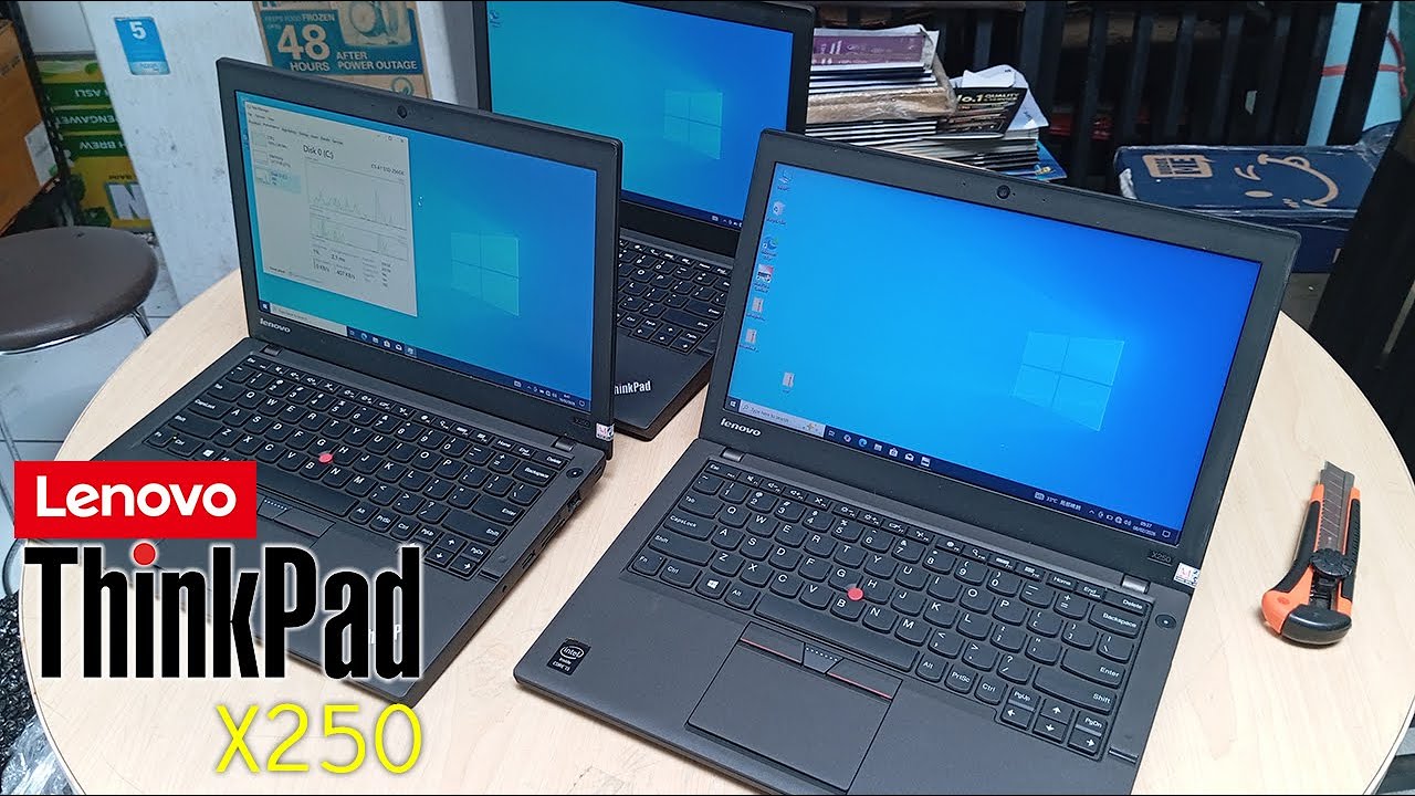 UnBoxing 3 Unit Laptop Lenovo ThinkPad X250 | Core i5-5200U Ram 8GB SSD 256GB LCD 12,5 inci