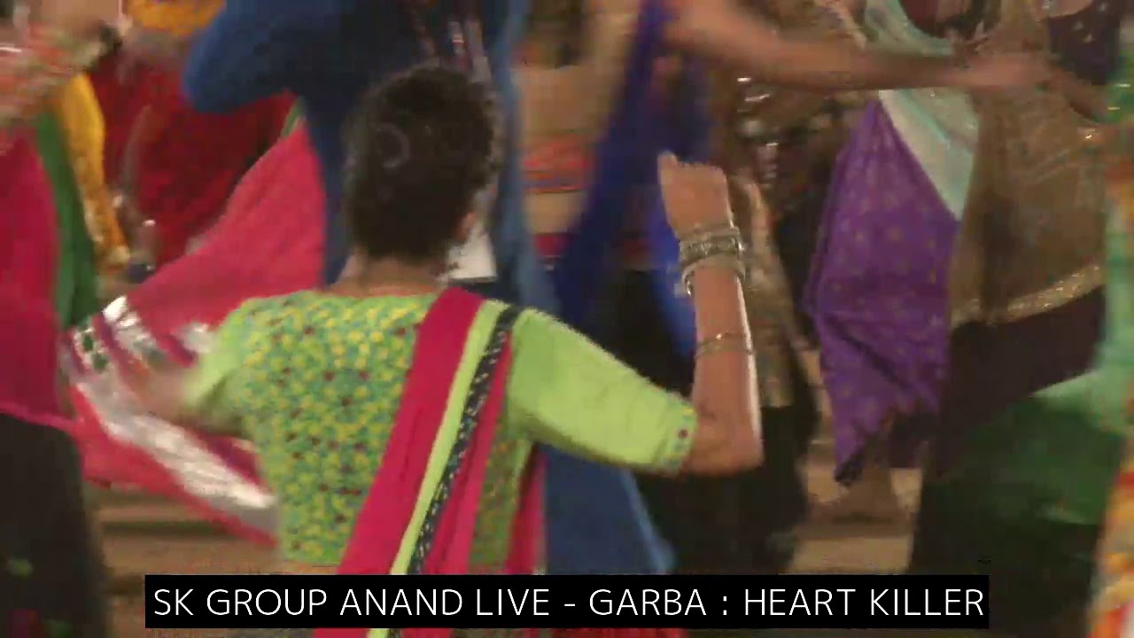 SK GROUP ANAND LIVE GARBA HEART KILLER 02-10-2019