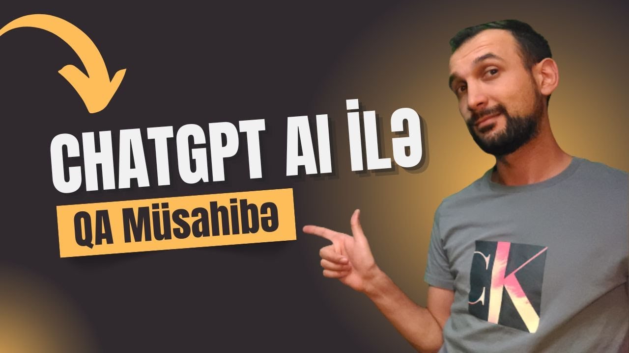 AI ilə QA Mühəndis müsahibəsinə hazırlıq | Nümunə