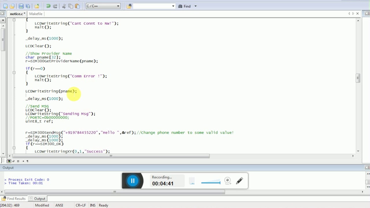 PLANT IRRIGATION SYSTEM USING GSM SIM300 in Hindi
