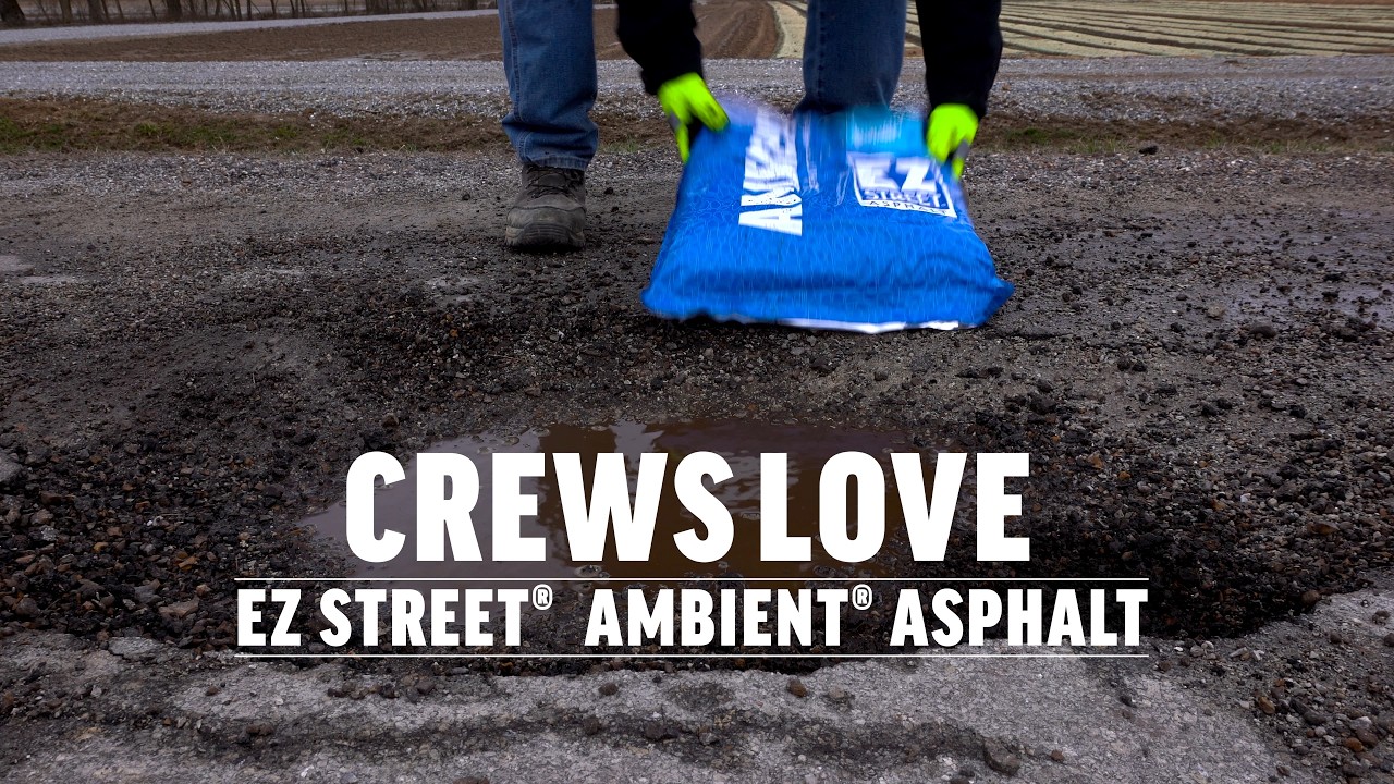 EZ Street® Ambient® Asphalt Technology. It's not cold mix, it's Ambient®.
