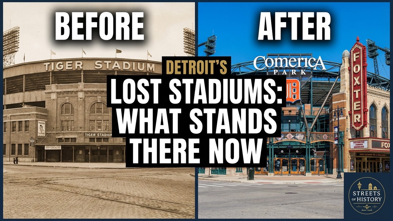 Detroit’s Lost Stadiums: What Stands There Now