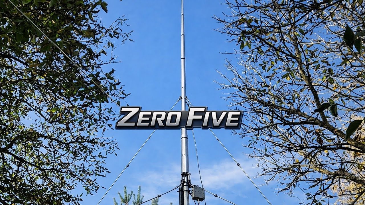 Antena HF GP Zero Five - montaż symetryzatora