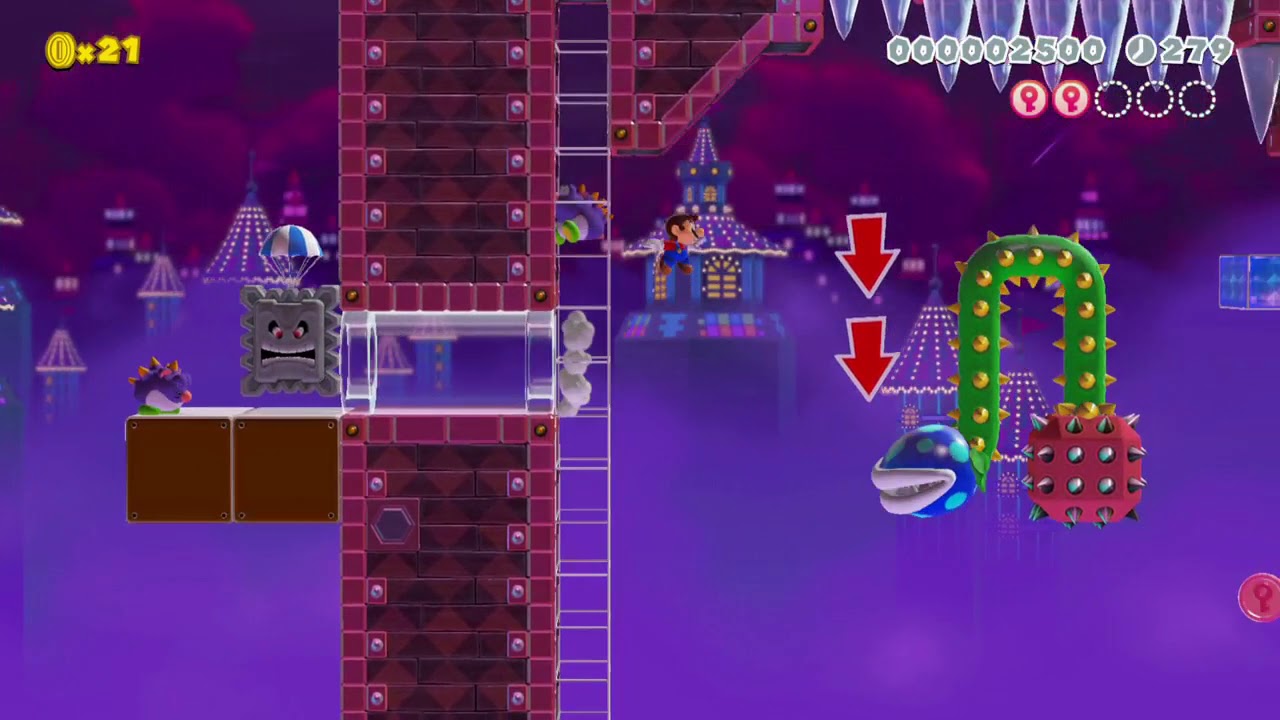 [SMM2] Pit of PePanga: Blinkin Park (+WR)