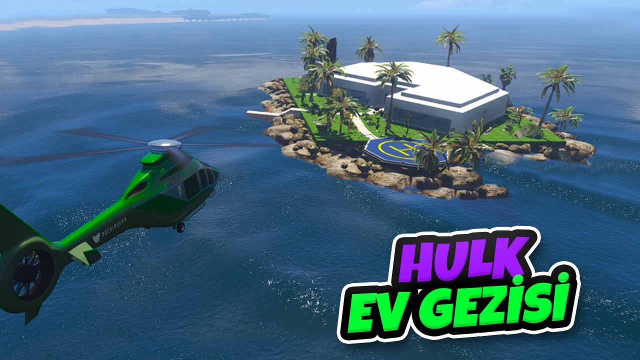 Hulk'un Süper Arabasıyla Ev Gezisi Yapıp Ev Alıyoruz - GTA 5
