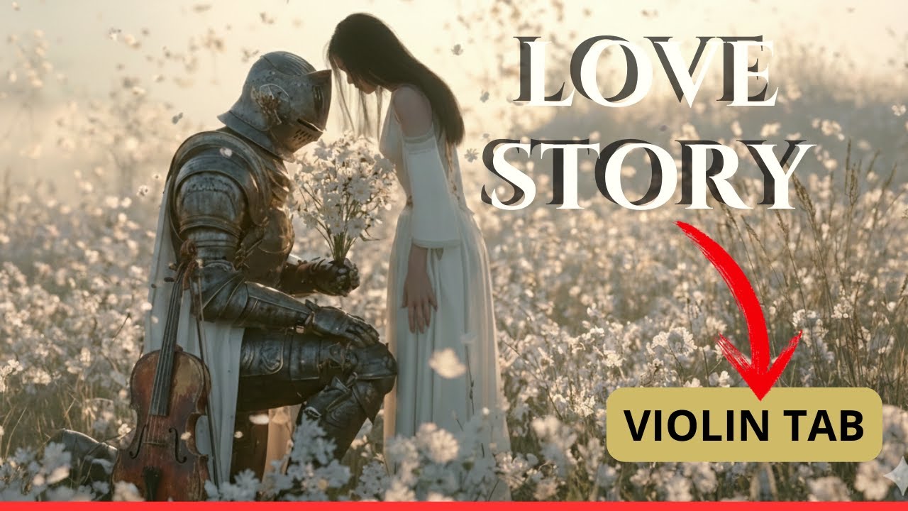 🎻𝄞  Love Story ❤️ Indila 🎶  | Violín 🎻 Play Along | TUTORIAL | TABLATURA