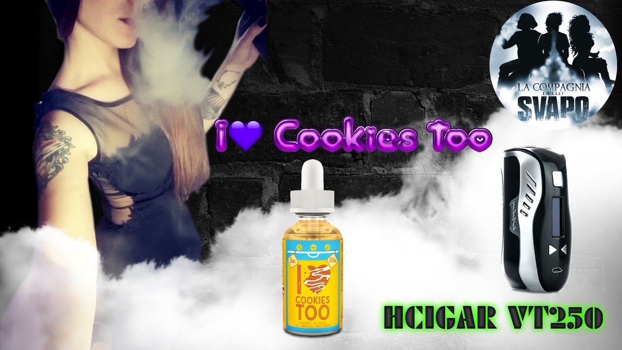 🍪🔋 HCIGAR VT250 DNA 250 + I LOVE COOKIES TOO 🔋🍪