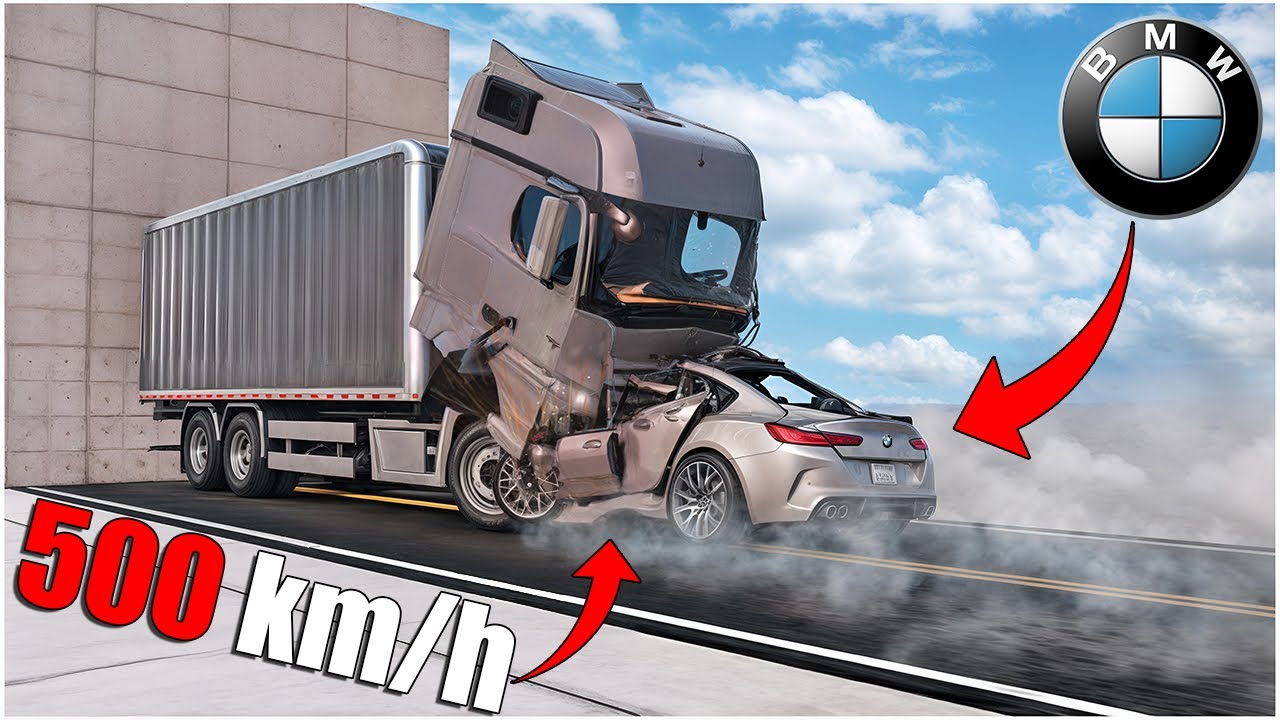 BeamNG Drive | Modern Car VS Semi Truck Crash Test SHOCKING RESULTS | Car Torture �💥