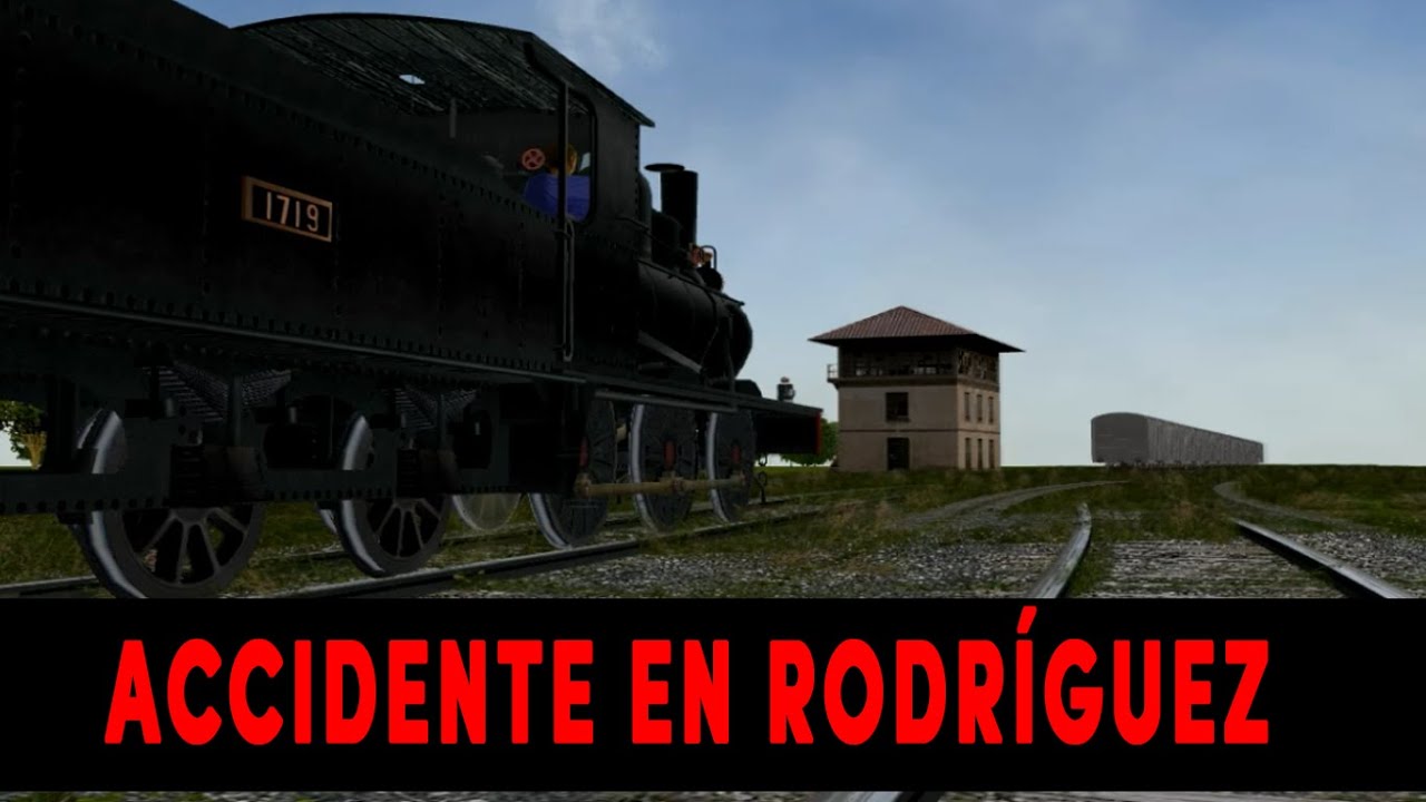 La locomotora que se qued&oacute; sin agua - Choque en General Rodr&iacute;guez (Reconstrucci&oacute;n)