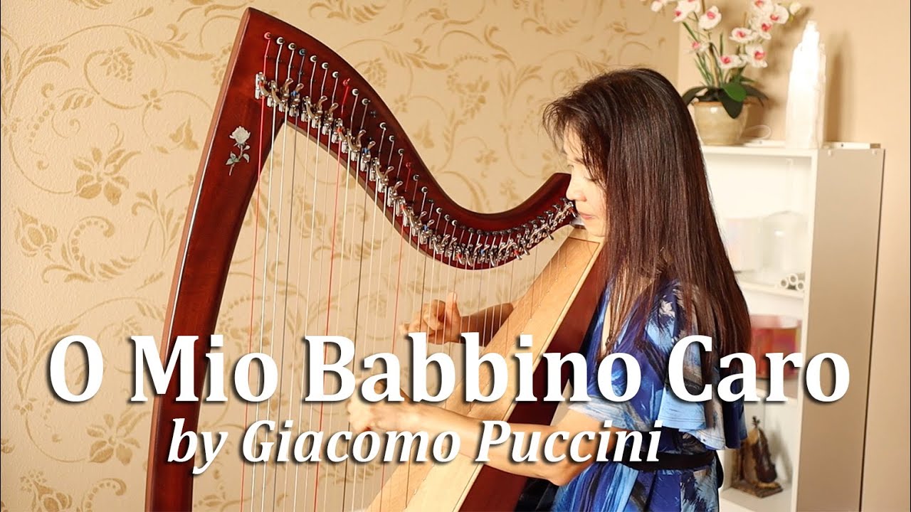 O Mio Babbino Caro by Puccini (Harp Cover 432hz) + Sheet Music