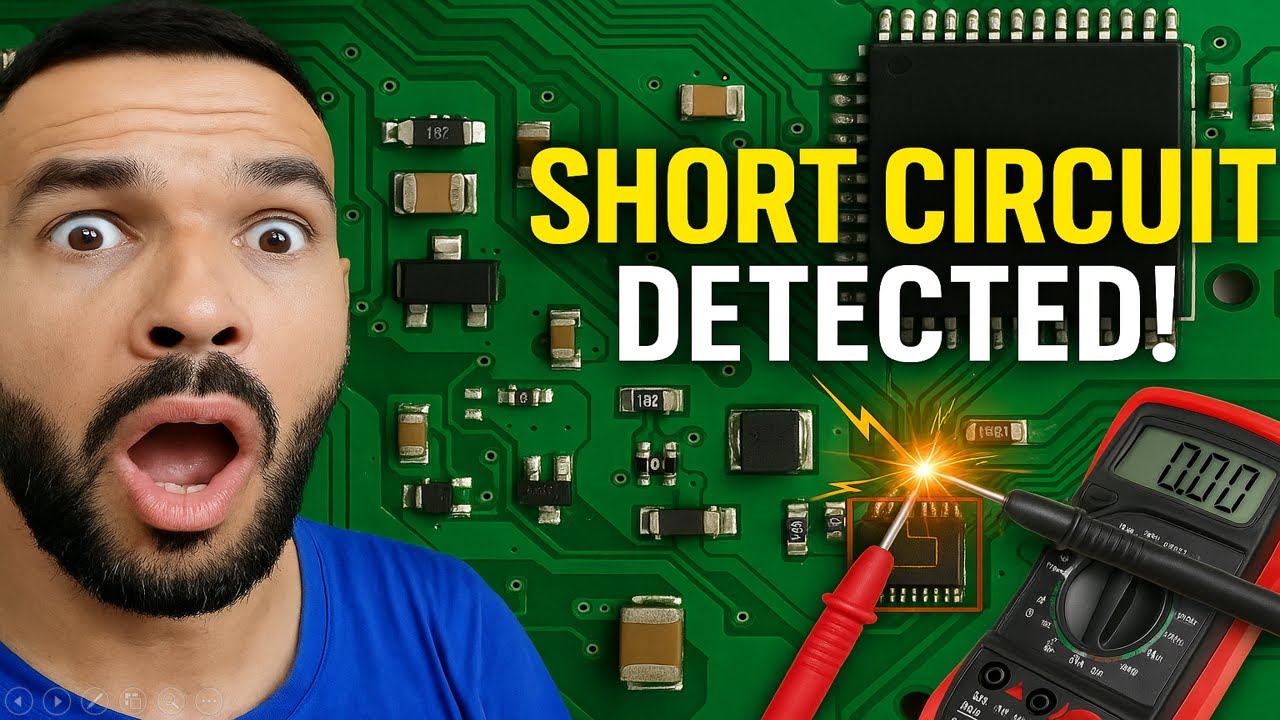 How To Find a Short Circuit on a Motherboard Fast - Laptop Motherboard Repair Part 1