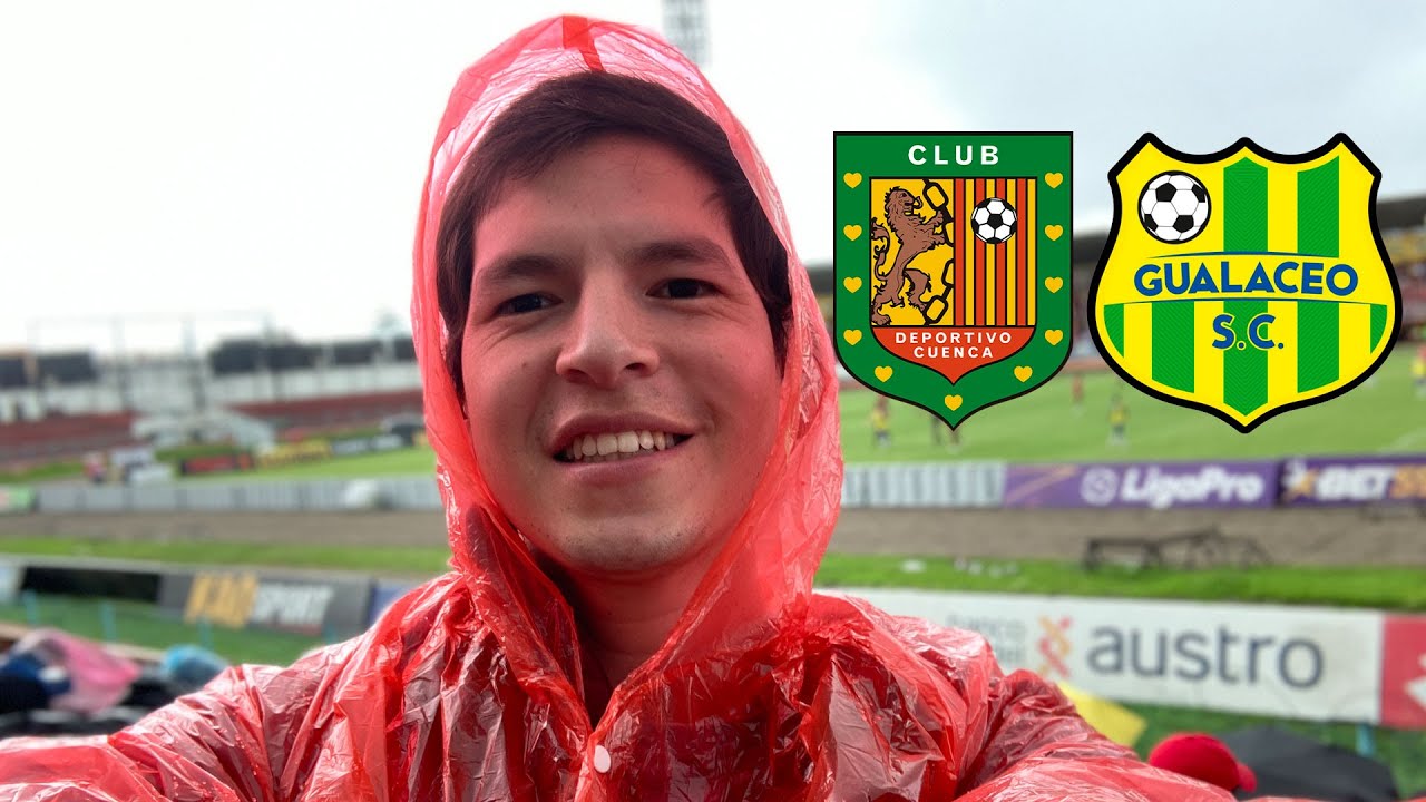 Llora el cielo de Cuenca  en el Estadio Alejandro Serrano Aguilar - Dep. Cuenca  vs Gualaceo (1-2)