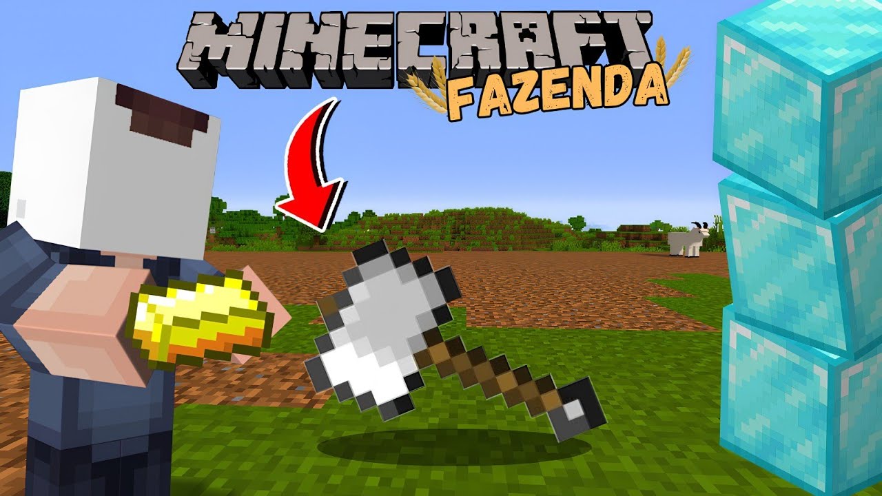 MINECRAFT FAZENDA - MINEREI TODOS OS MINÉRIOS RAROS DO MINECRAFT - FIQUEI RICO #06 - pt/br