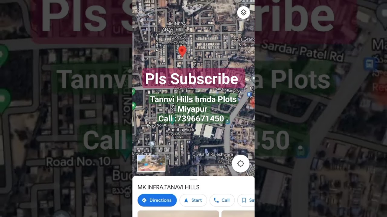 Tanavi Hills hmda ReSale Plots Miyapur | Call:7396671450.