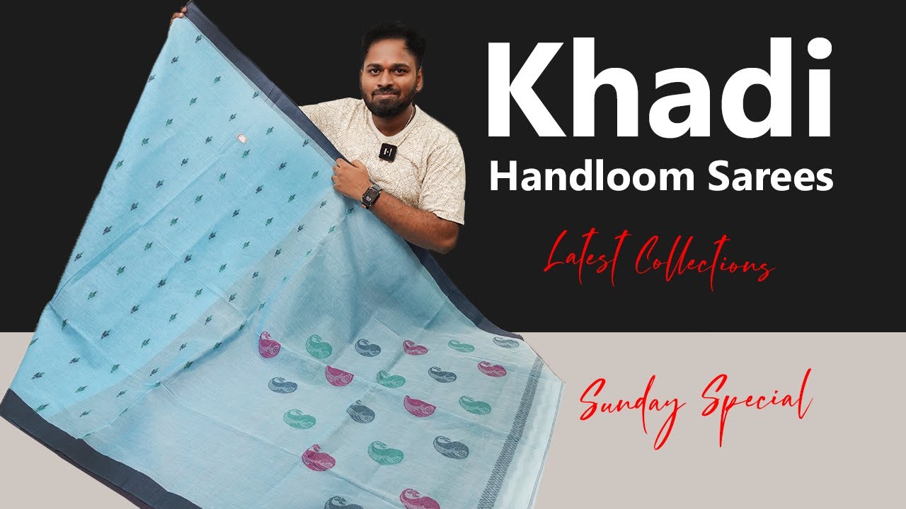 Weekend Special Khadi Cotton Sarees | Low Cost Sarees| Handloom Sarees