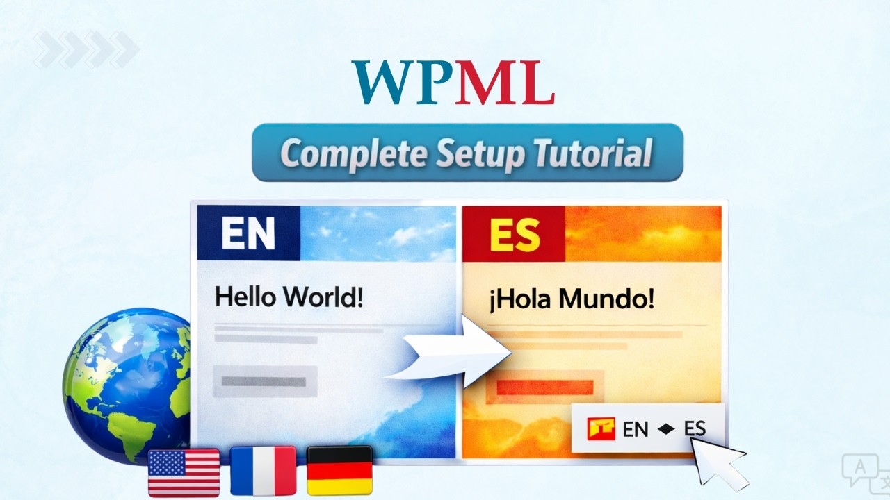 WPML (пошаговое руководство) | Сделайте свой сайт WordPress многоязычным