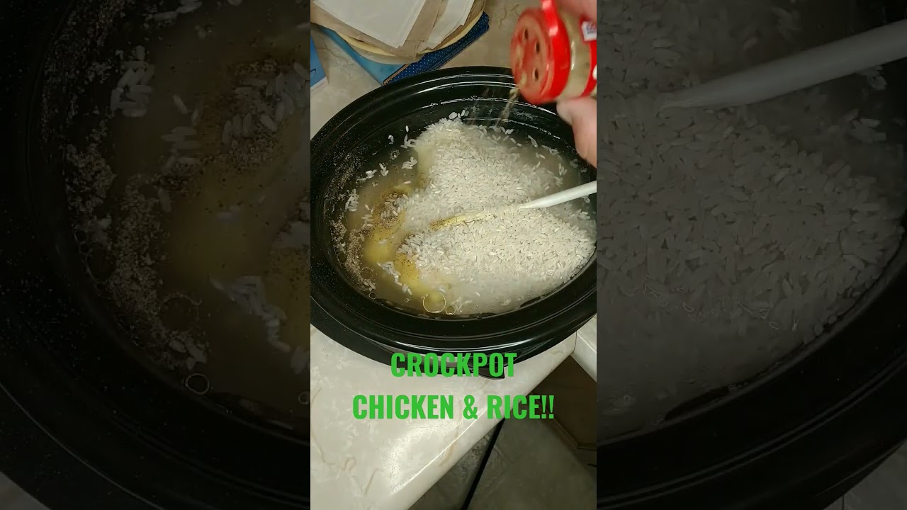 Crockpot Chicken and Rice!!