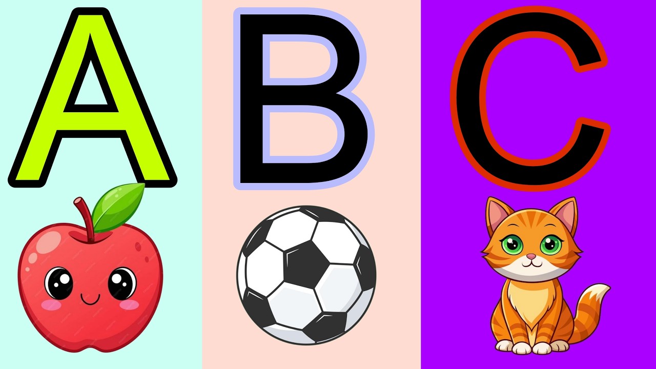 A for apple b for ball, Abcd, abcdefg, educational video for kids