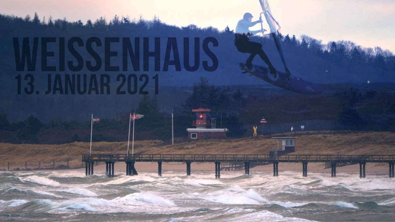 Windsurfen in Weißenhaus - 13.01.2021