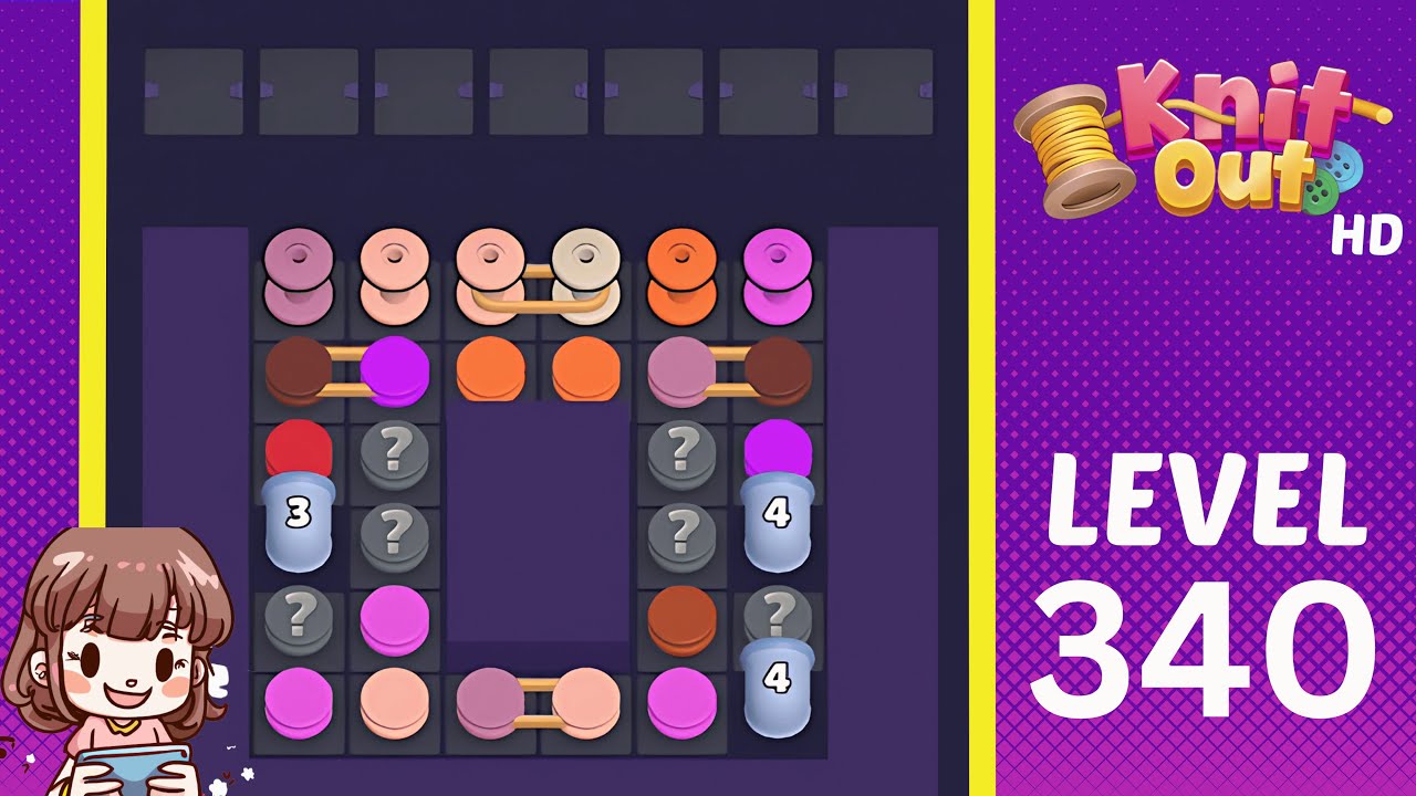 Knit Out Level 340 Solution Walkthrough