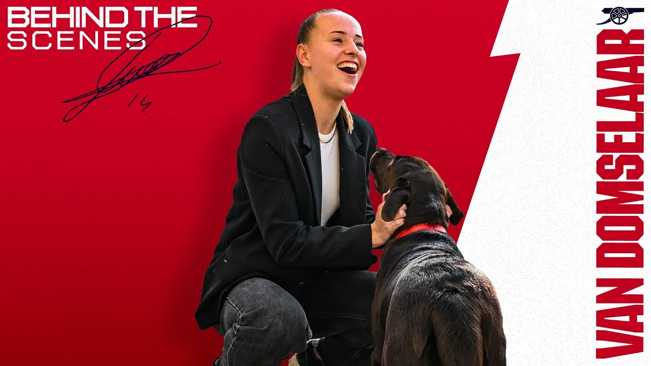 Daphne van Domselaar's first day at The Arsenal