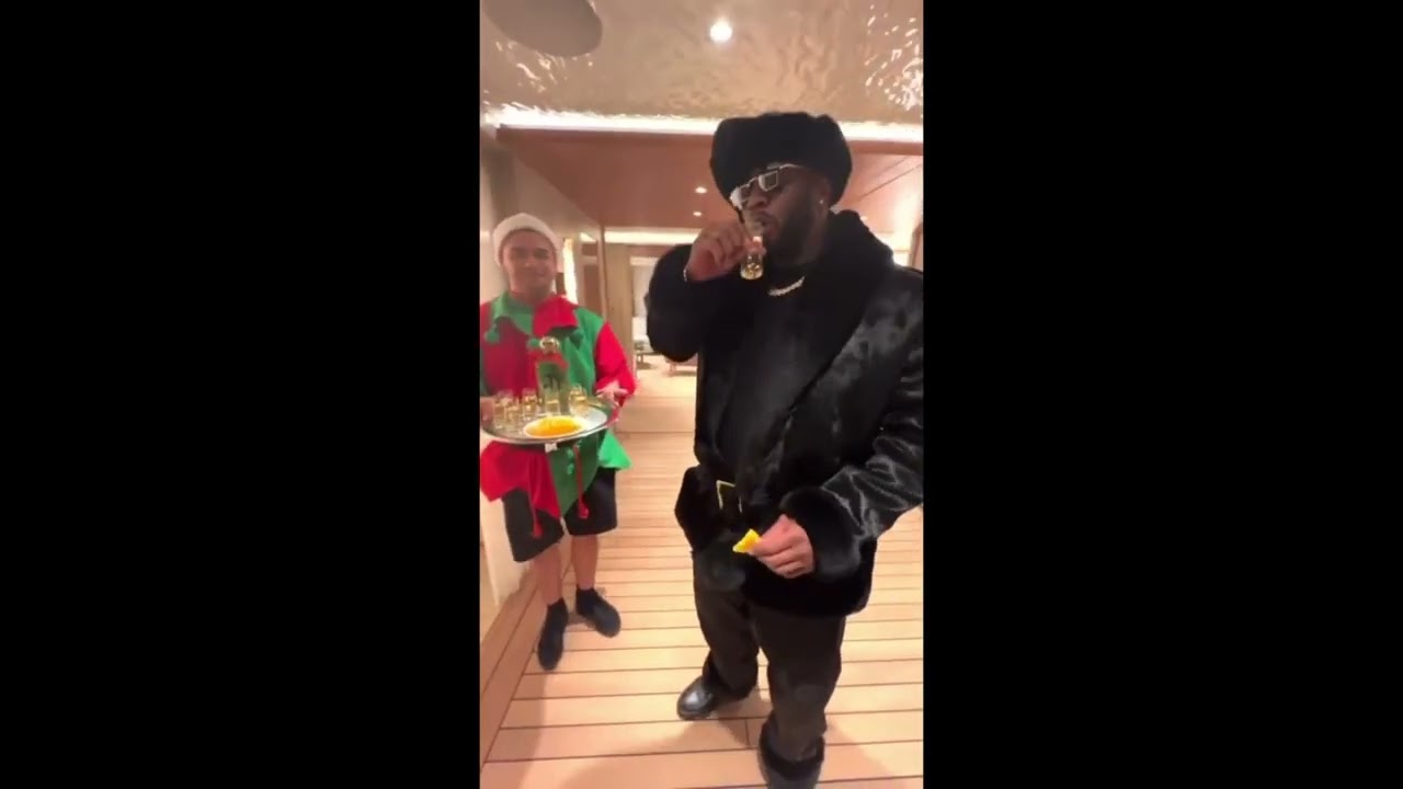 Diddy Turns into Black Santa for Christmas